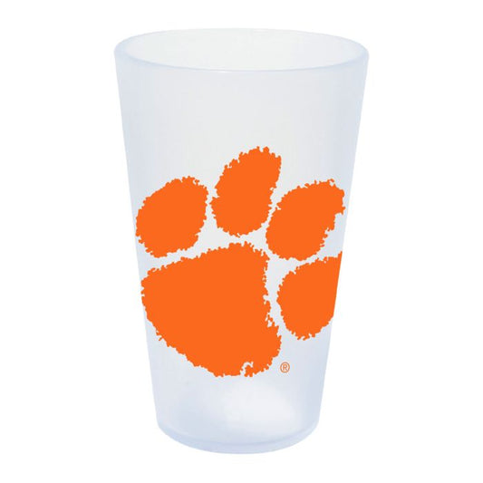 Clemson Tigers Clear Silicone Cup 16oz