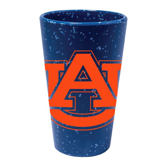 Auburn Tigers Blue Speckle Silicone Cup 16oz