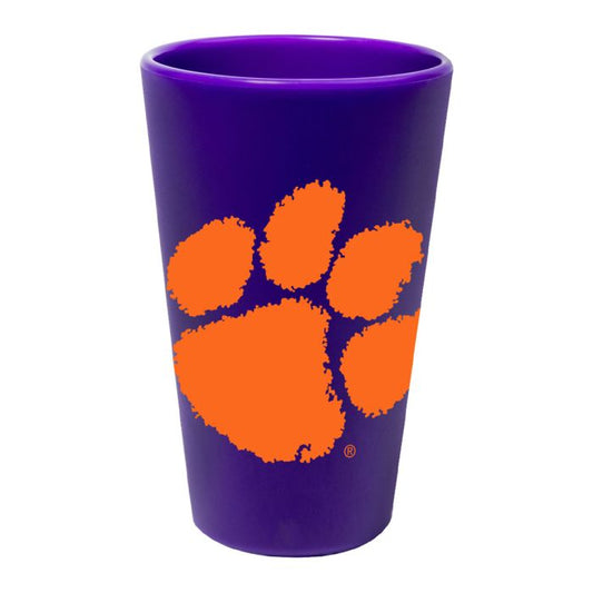 Clemson Tigers Purple Silicone Cup 16oz