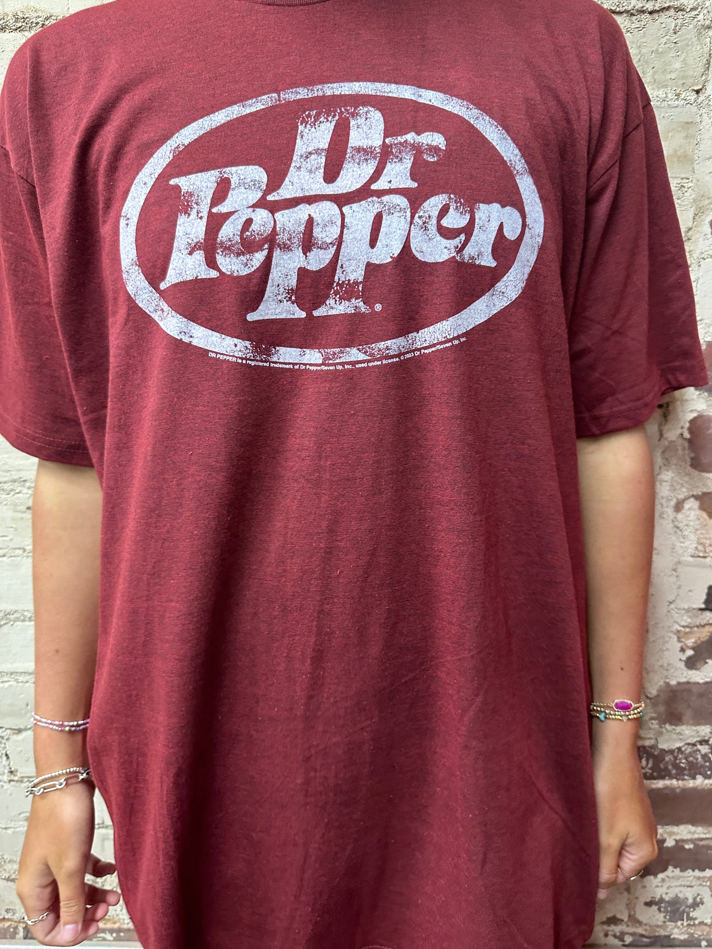 Dr Pepper Distressed Logo T-Shirt