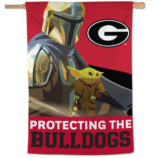 Georgia Bulldogs MANDALORIAN Vertical Flag 28" x 40"