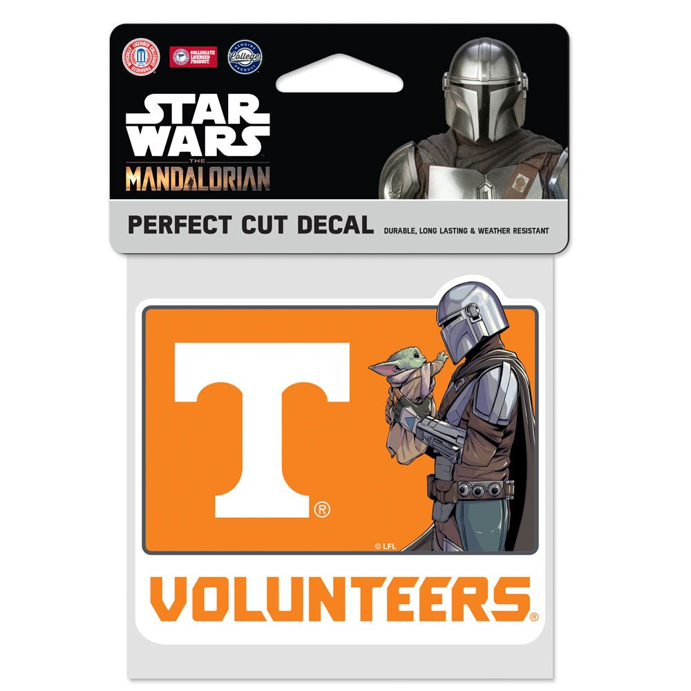 Tennessee Volunteers Star Wars Mandalorian Decal 4" X 4"