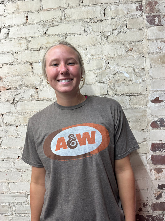 A&W FADED LOGO T-SHIRT