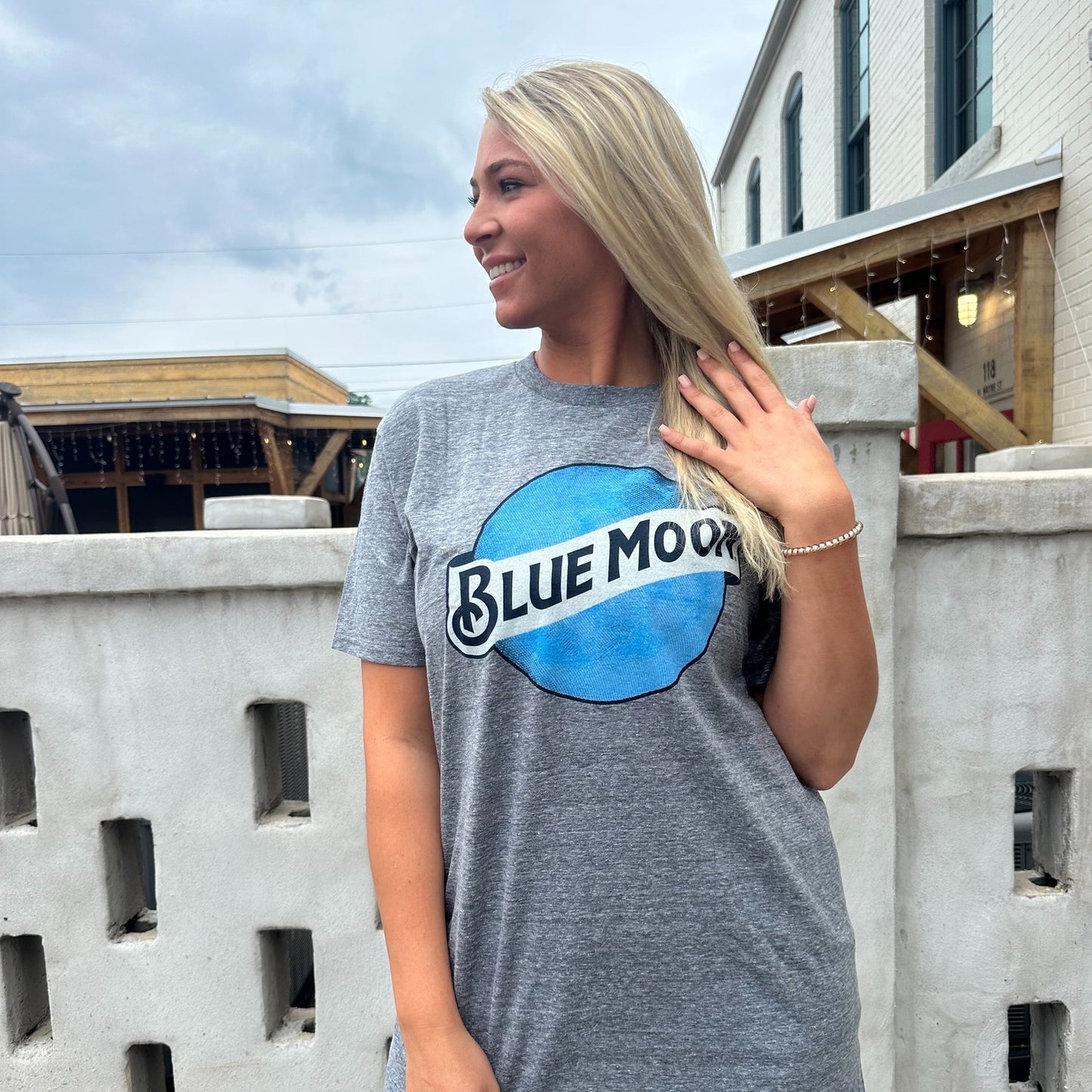 Blue Moon Color Logo T-Shirt