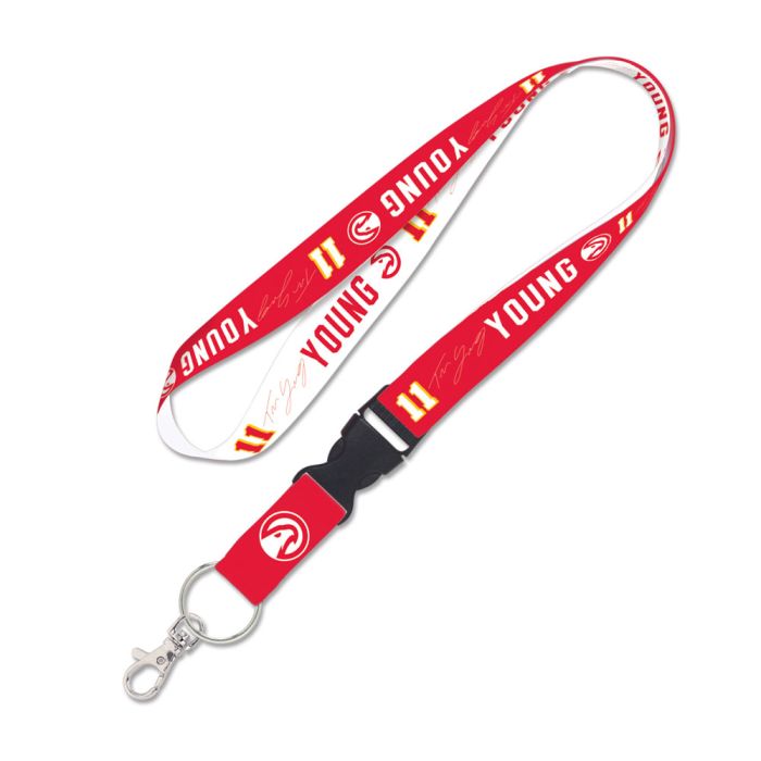 Atlanta Hawks Lanyard with Detachable Buckle