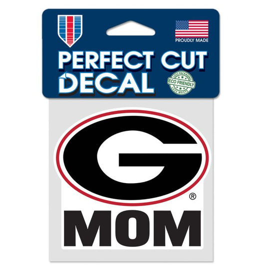 Georgia Bulldogs Mom Decal 4" X 4"