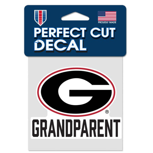 Georgia Bulldogs Grandparent Decal 4" X 4"