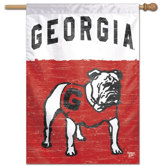 Georgia Bulldogs Vintage Collegiate Vertical Flag 28" x 40"