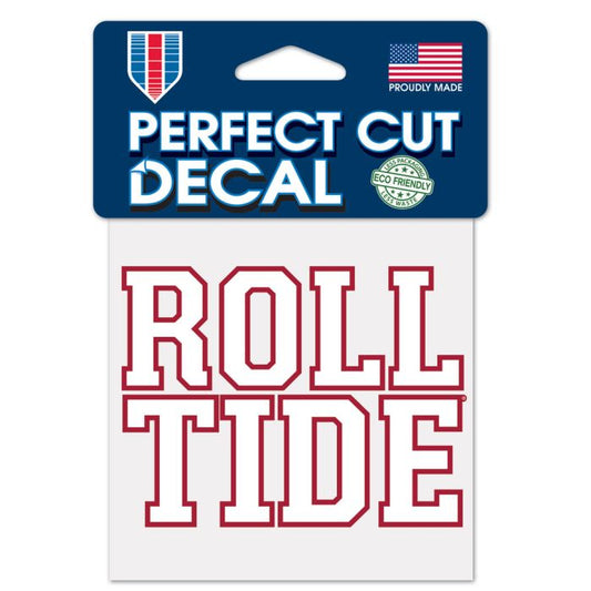 Alabama Crimson Tide Roll Tide Decal 4" X 4"