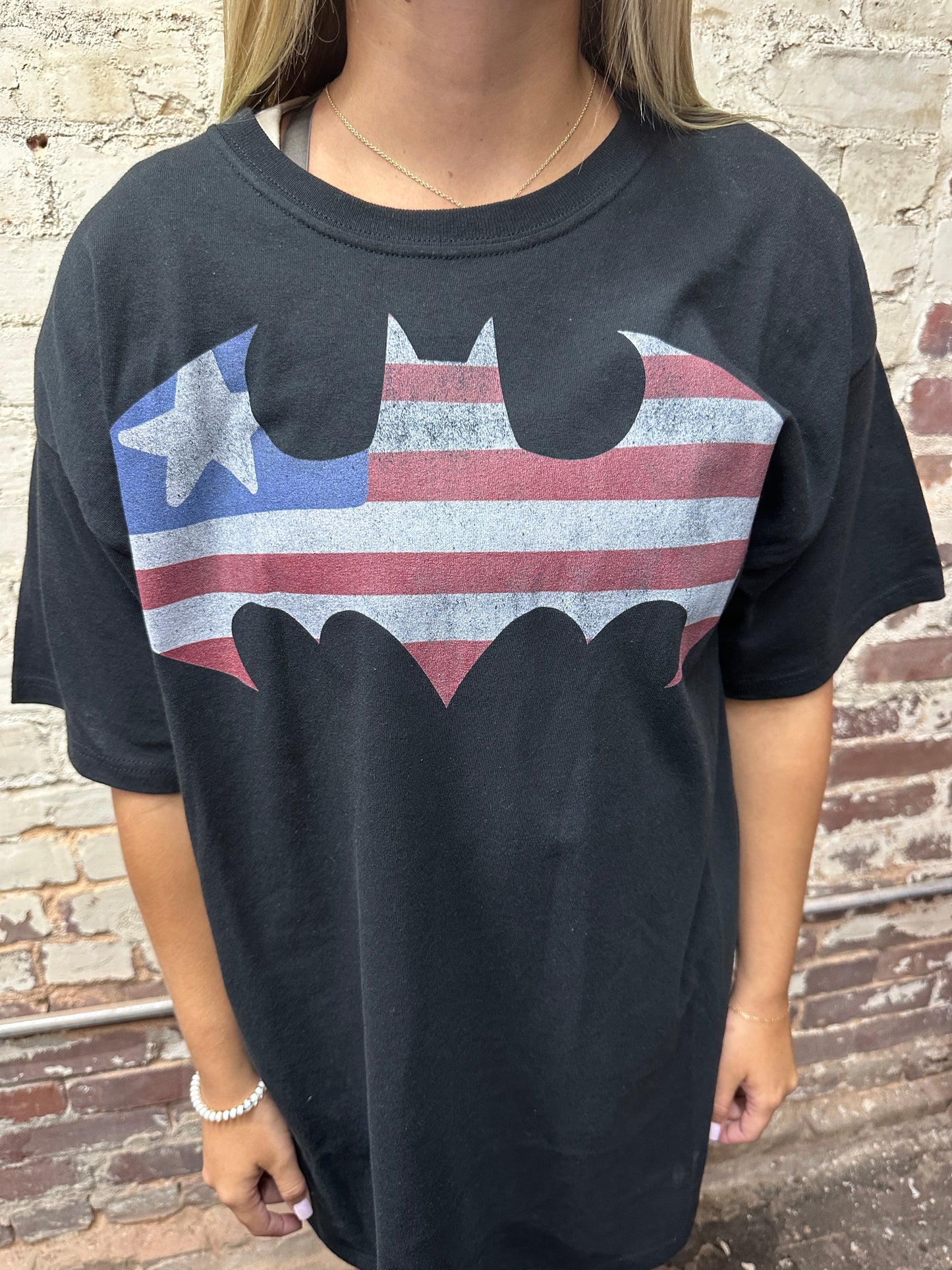 Batman Red White and Blue T-Shirt