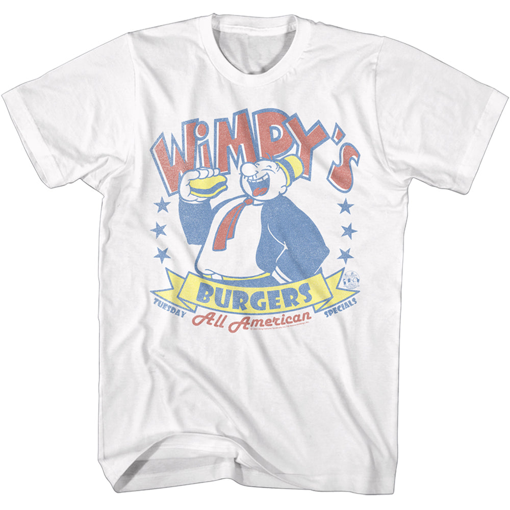 Popeye "Wimpy's Burgers" T-Shirt