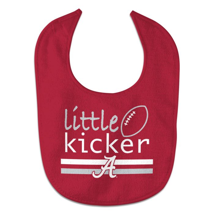 Alabama Crimson Tide Little Kicker Baby Bib