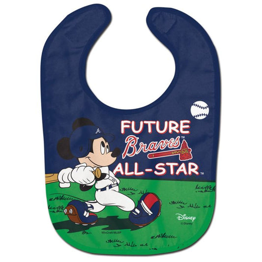 ATLANTA BRAVES DISNEY MICKEY MOUSE BABY BIB